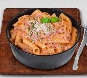 Jain Pink Sauce Pasta