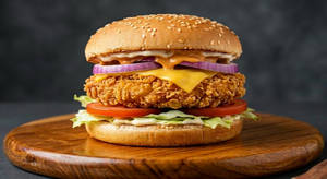The Grand Fried Chicken Burger.