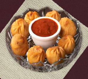 Fried Atta Veg Momos 8 Pieces