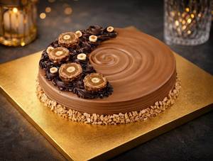 Hazelnut Rocher Cake