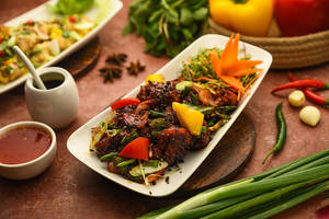 Diced Chicken In Assorted Black Pepper (full)