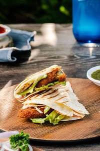 Vegetable Aloo Tikki Wrap