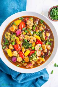 Stir Fried Veg In Garlic Sauce