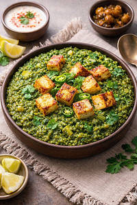 Palak Paneer Khichdi
