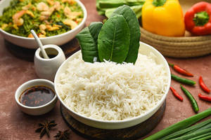Steam Rice (Veg) [Serves 2]