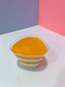 Orange Dessert Glass