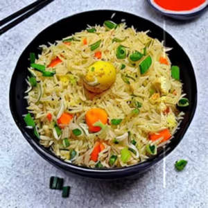 Schezwan Egg Fried Rice