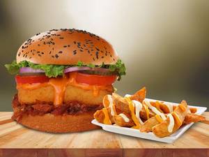 Chitpotle Paneer Burger