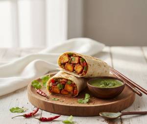 Chilly Paneer Wrap
