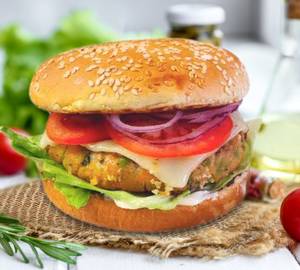 Allo tikki cheese burger
