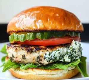 Mint Chicken Burger