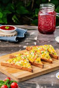 Vegetable Cheese Chilli Toast
