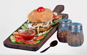Spicy Paneer Burger