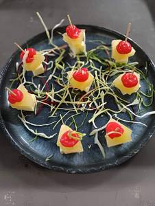Cheese Cherry Pineapple