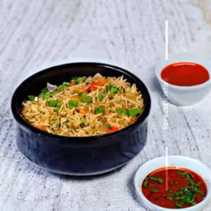 Schezwan Mushroom Fried Rice