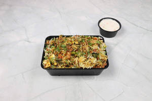 Vegetable Biryani With Veg Raita