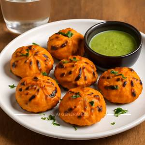 Veg Paneer Tandoori Momos (6 Pcs)