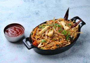 Stir Fried Paneer Noodles