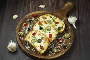 Exotic Vegies Garlic Bread