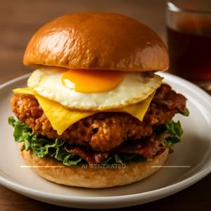 Hangover chicken burger