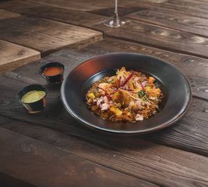 Chole Samosa Chaat