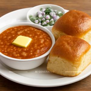 Butter With Pav Bhaji
