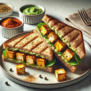Paneer Tikka Grilled Sandwich