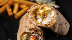 Cheese shawarma roll
