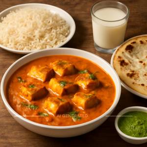 Paneer tikka masala combo