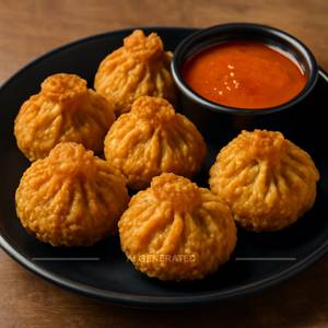 Veg Kurkure Momos (6 Pcs)