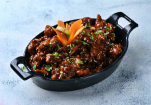Mushroom Manchurian Dry