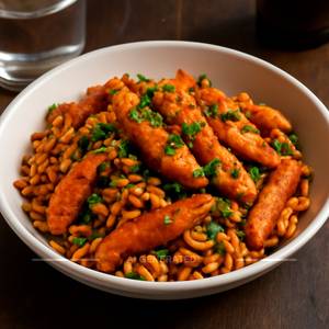 Chicken schezwan bhel