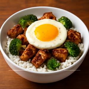 Protien Loaded Egg Rice Bowl