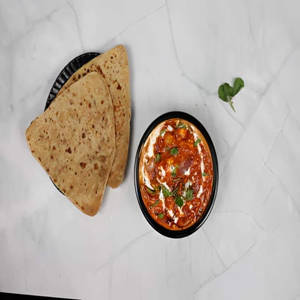 Kadai Paneer With Paratha