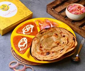 Butter paneer masala paratha