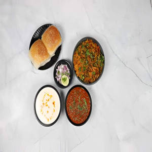 Pav-bhaji, Pulav & Dahi Fry Combo
