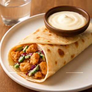 Veg Paneer Mayo Roll