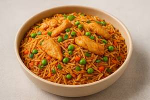 Singapore Chicken Fried Rice