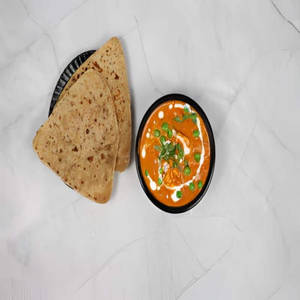 Mutter Paneer With Paratha