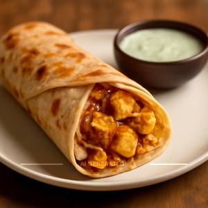 Paneer Special Shawarma Roll