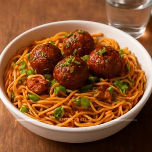 Veg Manchurian Noodles 