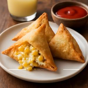 Cheese Corn Samosa