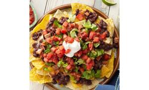 Nachos With Refried Beans