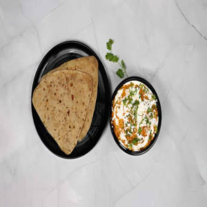 Paneer Bhurji With Paratha