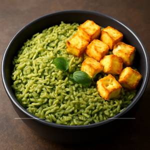 Basil Coconut Paneer Rice Bowl