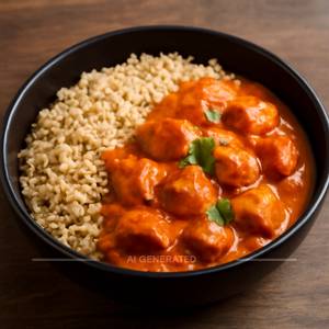 Makhani Chicken Rice Bowl