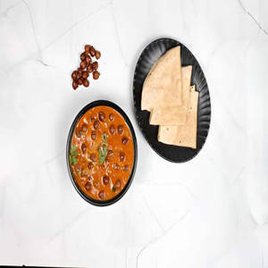 Chana Masala Sabji With Phulka Roti
