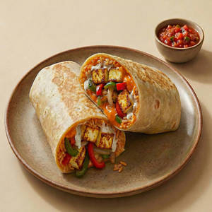 Peri Peri Paneer Burrito