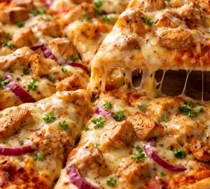 Cheesy Chicken Pizza