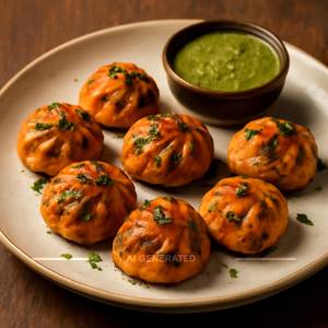 Veg Tandoori Momos (6 Pcs)